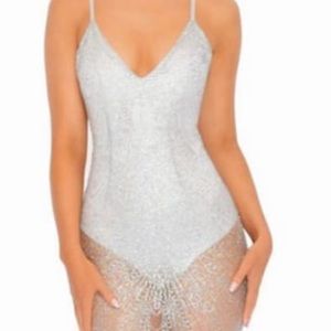 Dress from OhPolly Silver super cute!!! Never wore